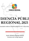Vista preliminar de documento Presentación del Consejo Regional 2021