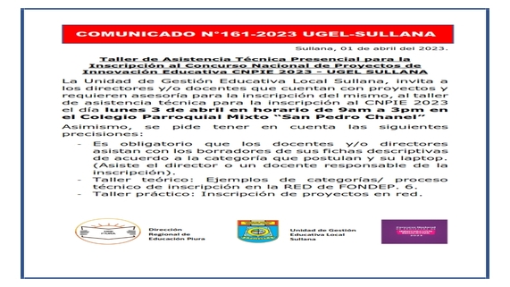 Comunicado N°161