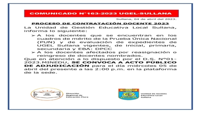 Comunicado N°163