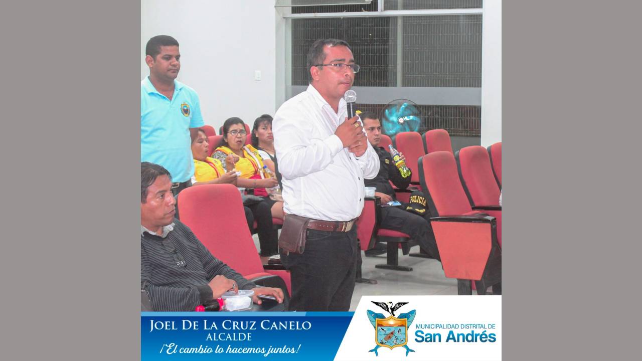 Alcalde Joel De La Cruz Canelo Participó De La Consulta Ciudadana A Través De La Coprosec En Pisco