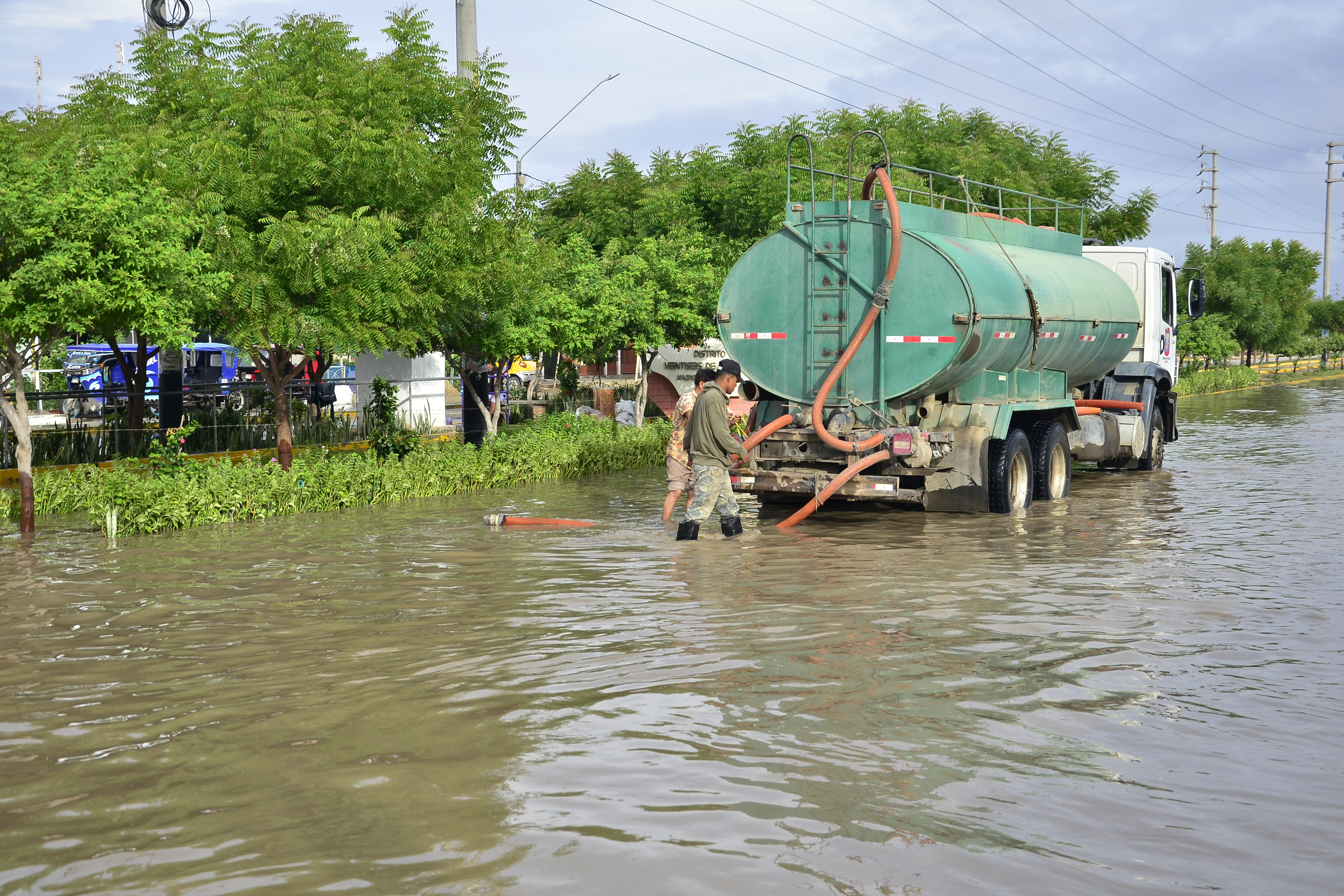 A la maquinaria municipal se sumará la del Gobierno Regional para evacuar las aguas en Los Dos Grifos