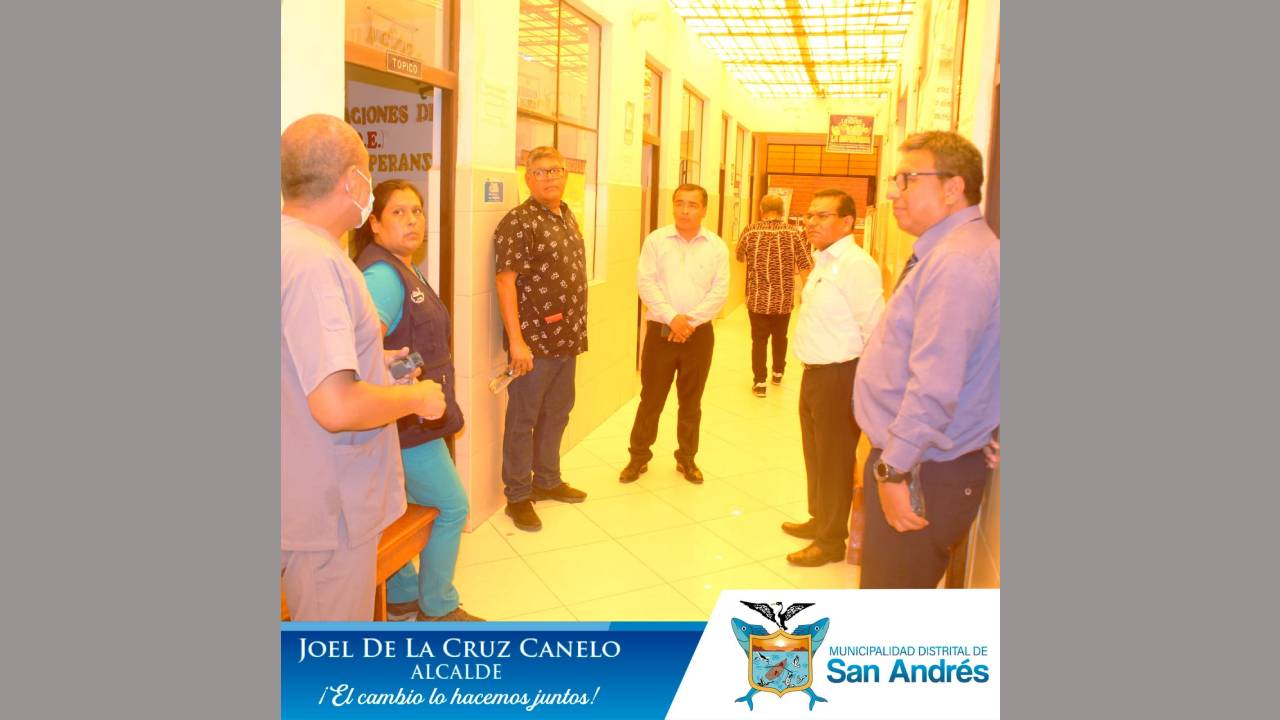 Alcalde Joel De La Cruz Canelo Y Director Del Hospital San Juan De Dios; Realizaron Visita A La Posta De Salud De La Esperanza