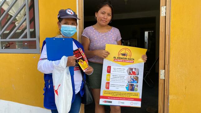 Más de 11 mil viviendas de La Libertad fueron intervenidas para erradicar el dengue