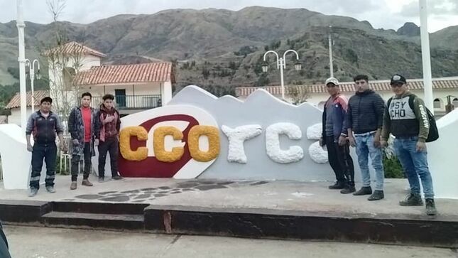 Limpieza del distrito de Ccorca