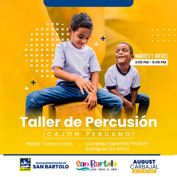 TALLER DE PERCUSI脫N