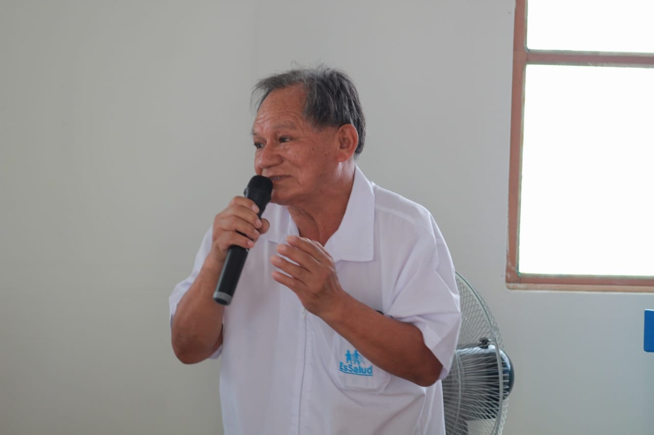 Regidor y presidente de la Comisión de Salud; Pedro Quispe representó al alcalde Fernando Velasco