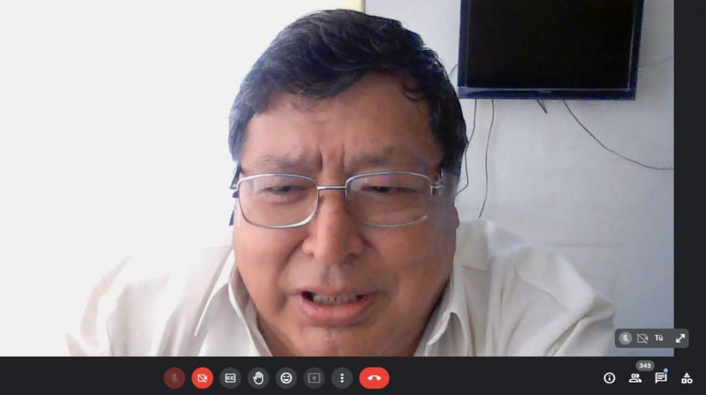 Dr. Daniel Chirinos Maldonado, vicerrector de investigación.