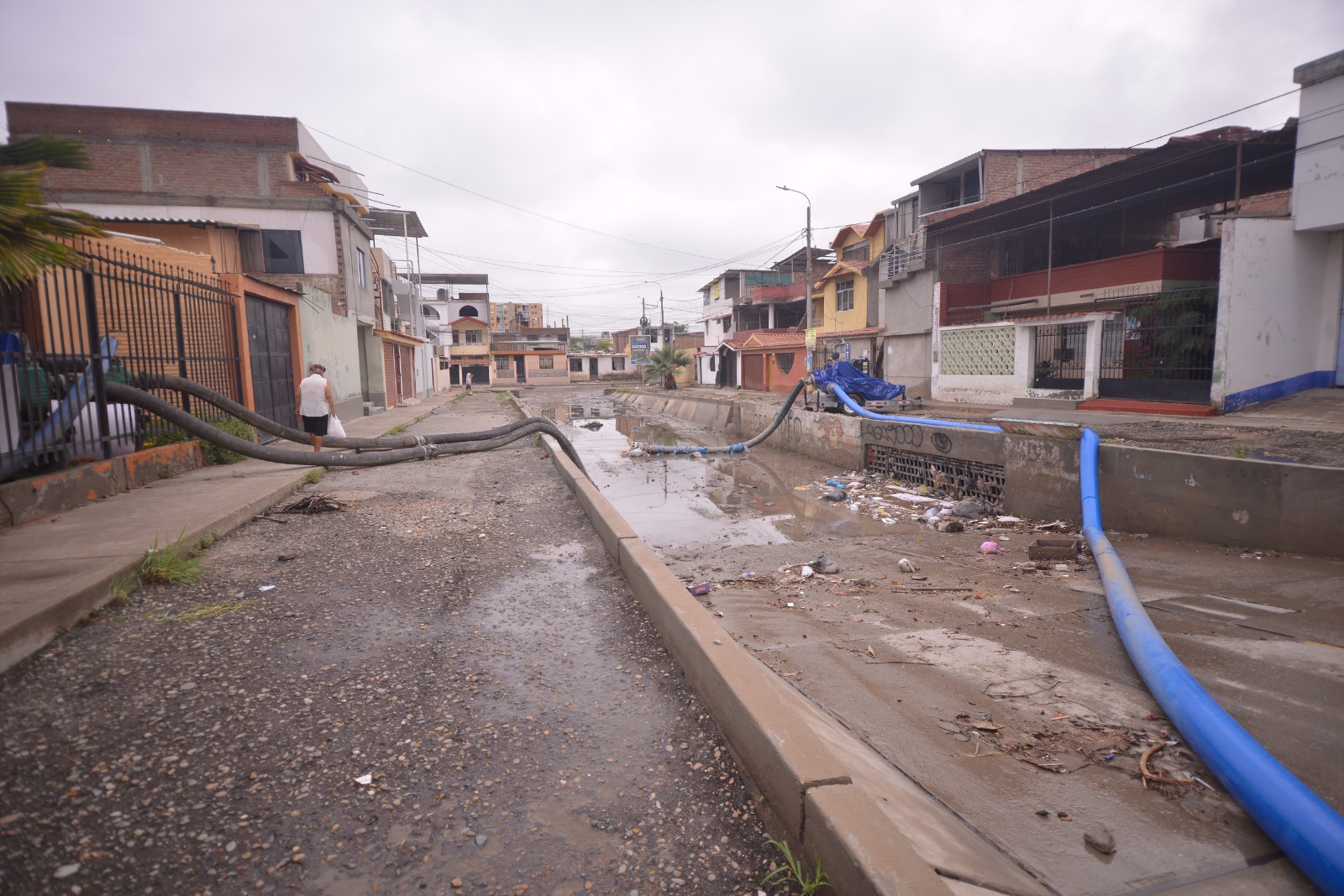 Ministerio de Vivienda intensifica labores de limpieza en zonas afectadas por lluvias en Piura