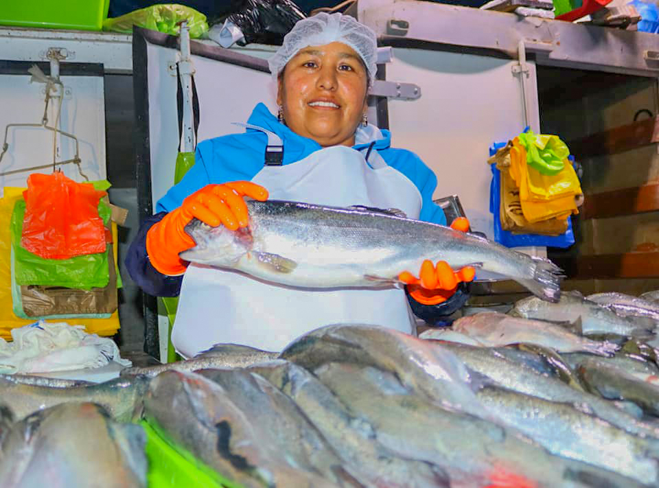 180 toneladas de productos hidrobiológicos son ofertadas en el mercado Miguel Grau