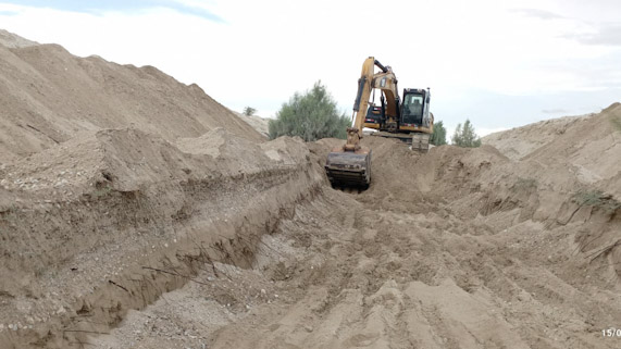 Gobierno Regional continúa ampliando canal Chutuque para evitar desborde del río Piura