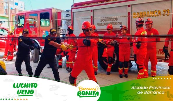 Efectivos de serenazgo participan de taller de rescate con cuerdas
