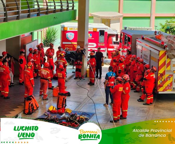 Efectivos de serenazgo participan de taller de rescate con cuerdas
