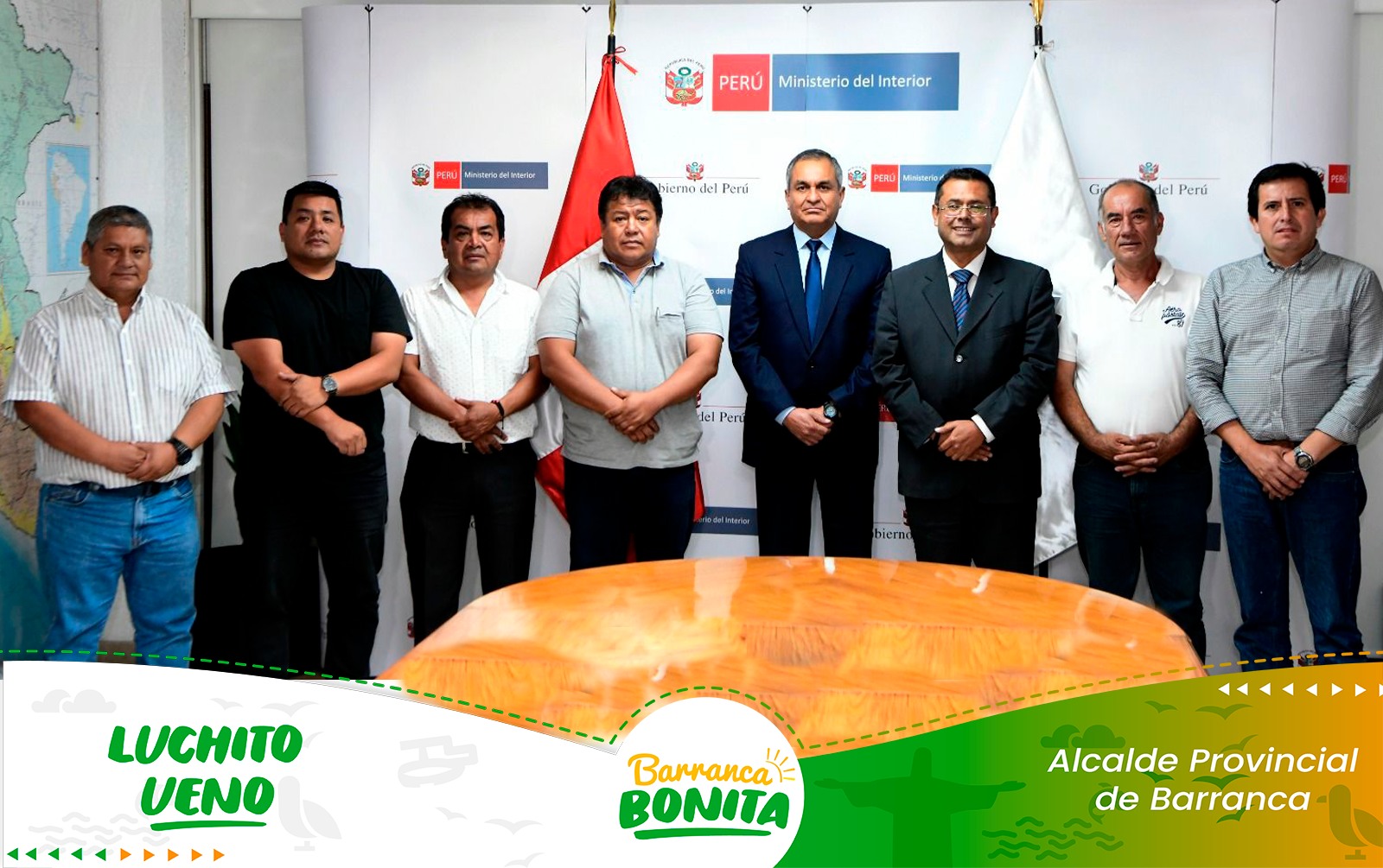 Alcalde participa de importante reunión con ministros