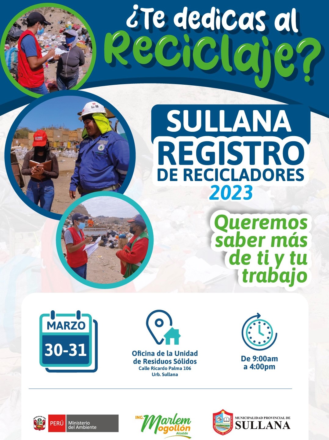 ATENCIÓN AMIGO RECICLADOR