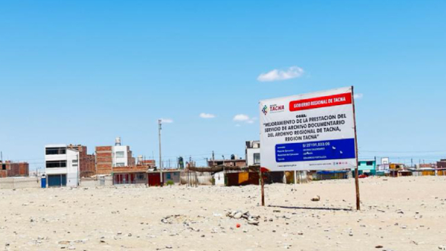 Advierten sobrevaloraciones en expediente técnico para mejoramiento del Archivo Regional de Tacna
