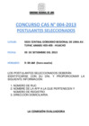 Vista preliminar de documento Comunicado Postulantes Ganadores CAS 004-2013