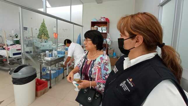 Piura Minsa verificó la infraestructura del Hospital Santa Rosa tras afectación por las intensas lluvias-