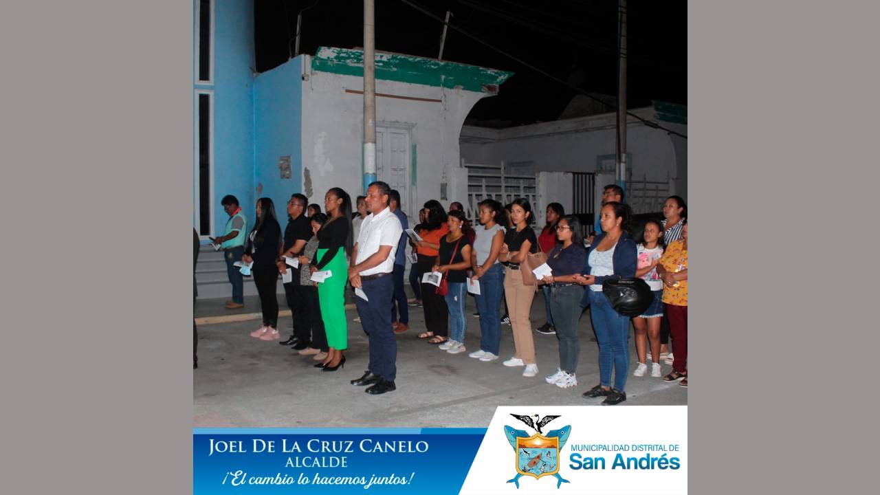 Municipalidad Distrital De San Andrés Realizó La Primera Estación De Dolor A La Virgen De Los Dolores En Su Recorrido Procesional