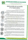 Vista preliminar de documento Resolución de Alcaldía 027-2023