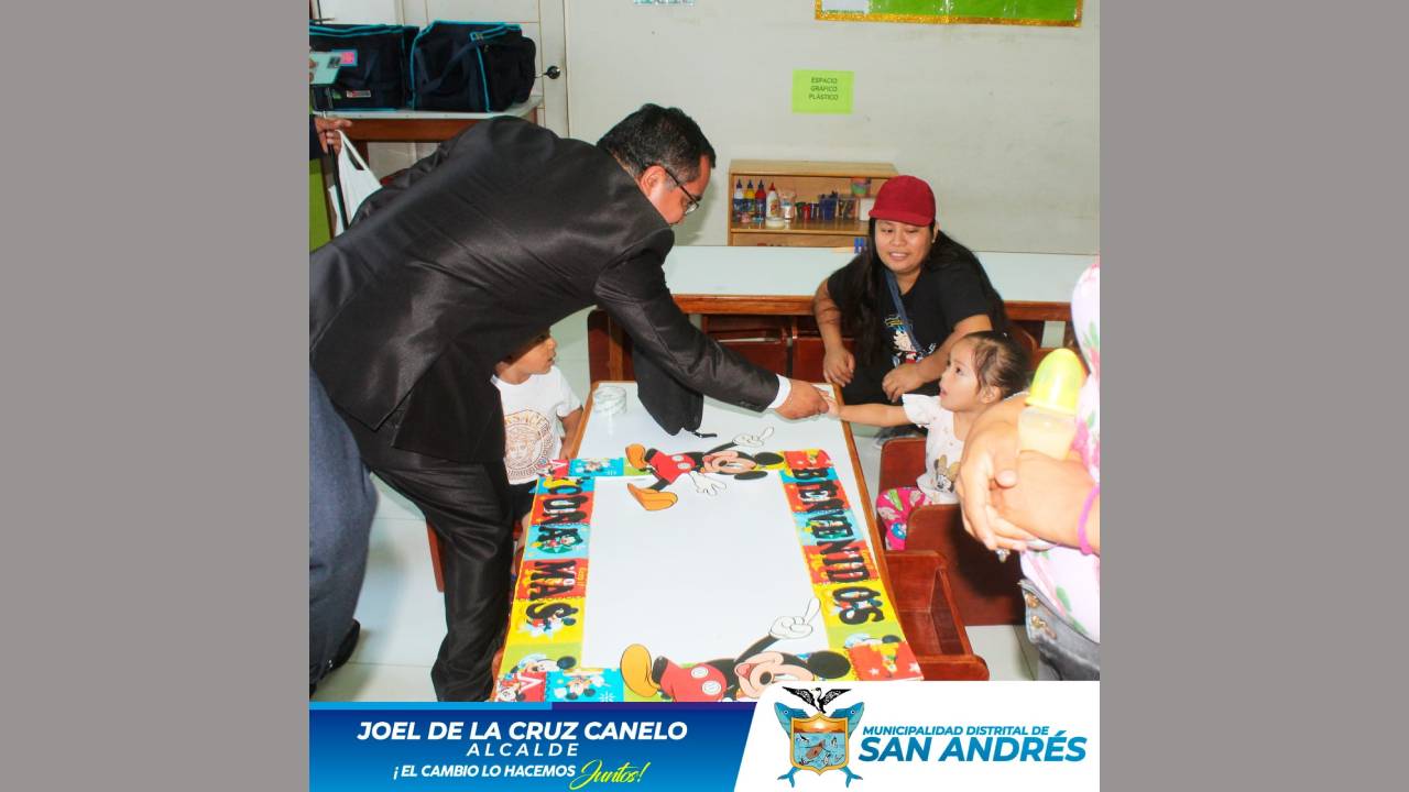 Se Realizó La Apertura Del Inicio Presencial En El 1 Cuna Más " Los Chiquitines" En El Distrito De San Andrés.