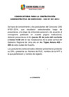 Vista preliminar de documento Comunicado Postulantes seleccioandos CAS 001-2014
