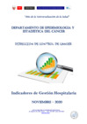 Vista preliminar de documento Indicadores de Gestión Hospitalaria del INEN - Noviembre 2020