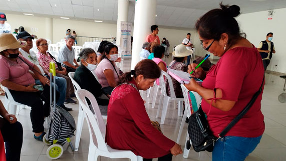 A la espera de la atención.