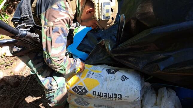 Incautan más de 60 kilos de sulfato de cocaína durante operativo de interdicción en Ucayali