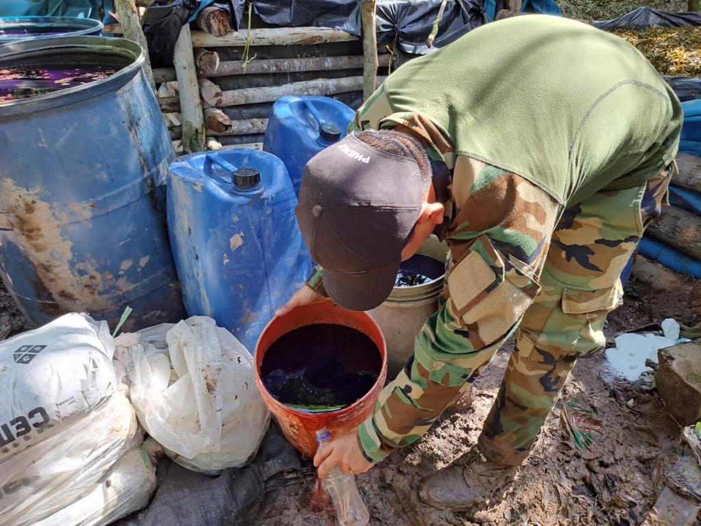 Incautan más de 60 kilos de sulfato de cocaína durante operativo de interdicción en Ucayali