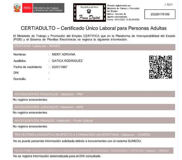La Gerente de Desarrollo Econ贸mico, Social y de la Mujer, CUMPLE CON TODOS LOS PERFILES Y EXPERIENCIA