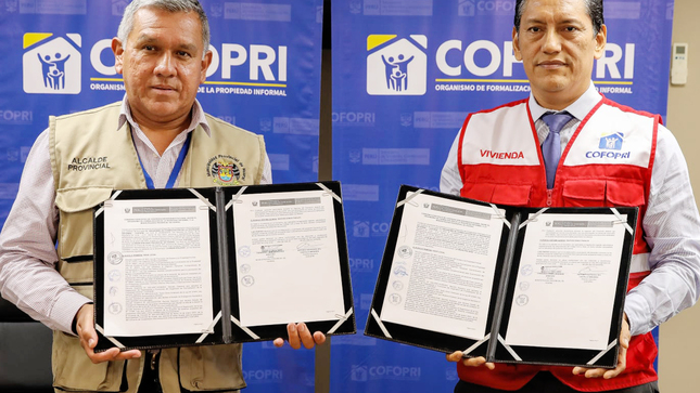 32 pueblos de la provincia de Huaral se beneficiarán con títulos de propiedad