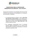Vista preliminar de documento Comunicado para la entrevista personal CAS 002-2014