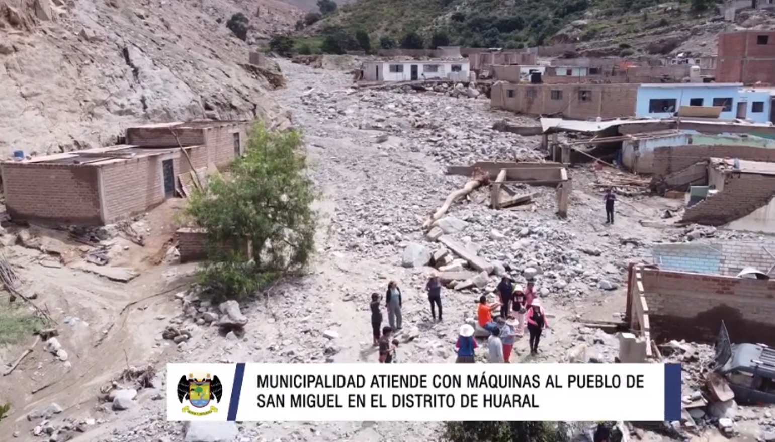 Municipalidad atiende apoyo con maquinaria al pueblo de San Miguel