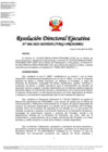 Vista preliminar de documento RDE n.˚066-2023-MIINEDU-VMGI-PRONABEC