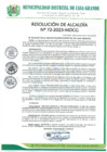 Vista preliminar de documento Resolución de Alcaldía 072-2023