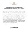 Vista preliminar de documento Aviso a los ganadores CAS 005-2015