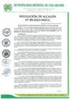 Vista preliminar de documento Resolución de Alcaldía 089-2023