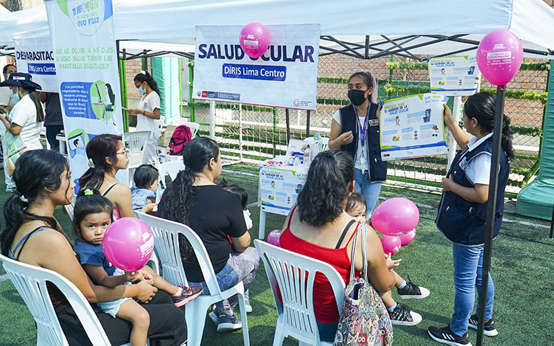 Foto 1 de Campaña de salud por el Día Mundial de la Salud recibe a más de 1000 participantes en San Juan de Lurigancho