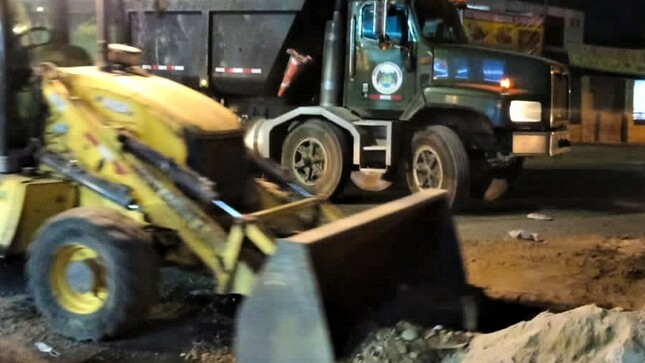 Se realiza limpieza de los puntos críticos de la vía de conexión Huaral - Lima