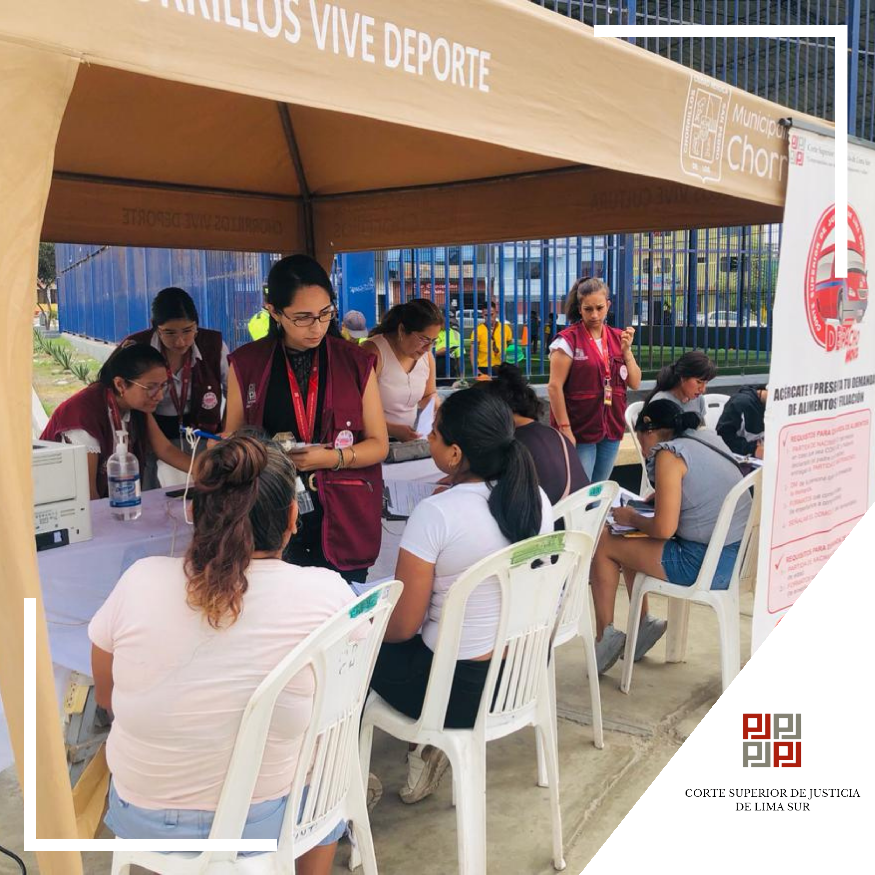 Presidente participó del Despacho Móvil en el distrito de Chorrillos