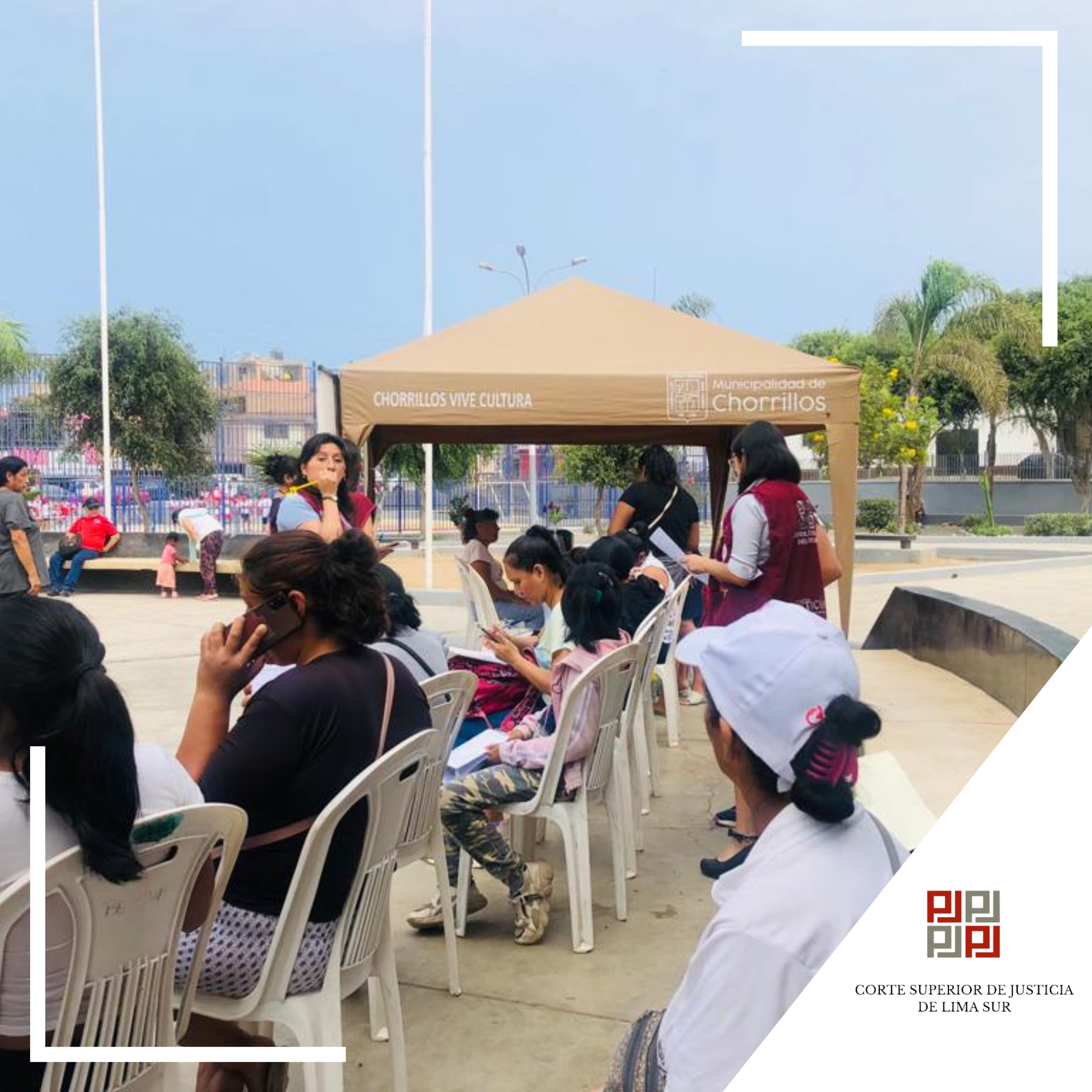 Presidente participó del Despacho Móvil en el distrito de Chorrillos