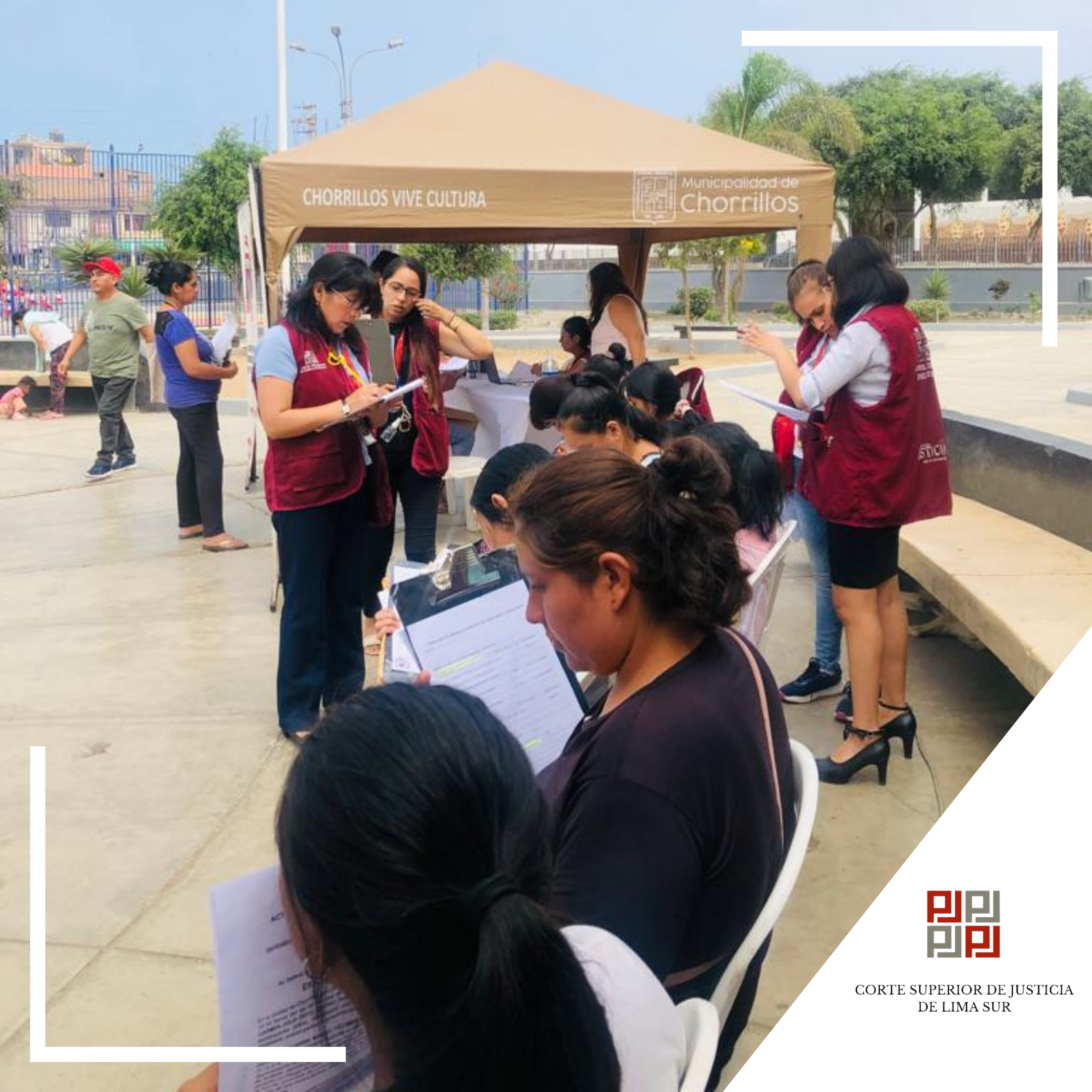 Presidente participó del Despacho Móvil en el distrito de Chorrillos