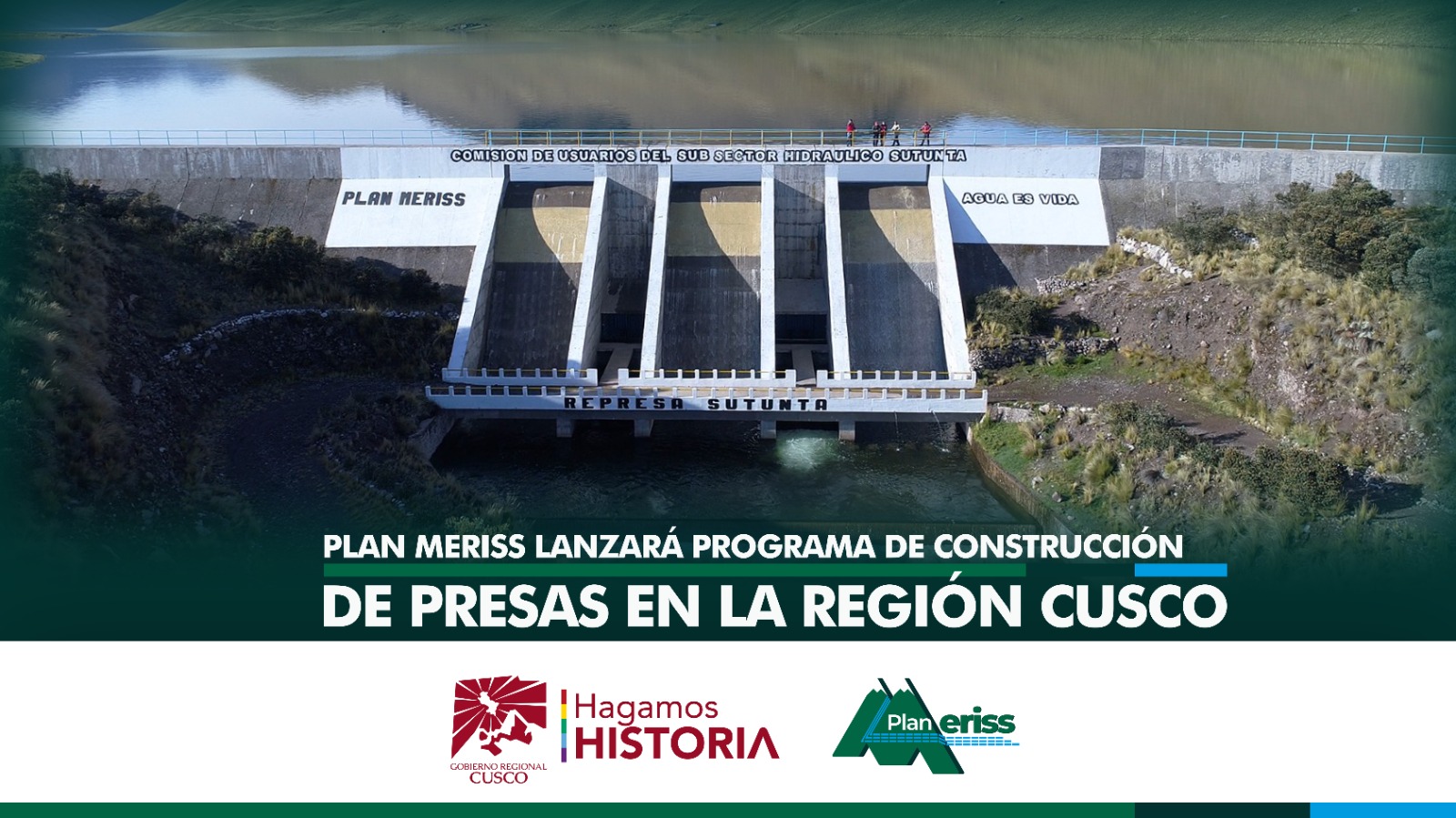 El Gobierno Regional Cusco, mediante su unidad ejecutora Plan MERISS, lanzará el Programa Regional de “CONSTRUCCIÓN DE SISTEMAS DE ALMACENAMIENTO Y REGULACIÓN MEDIANTE PRESAS COMO ESTRATEGIA DE ADAPTACIÓN AL CAMBIO CLIMÁTICO EN LAS PROVINCIAS DE LA REGIÓN CUSCO”, uno de los objetivos del programa es el incremento de la disponibilidad de agua para diferentes usos en la zona de valles interandinos y zonas alto andinas de 10 provincias de la región Cusco.

El programa considera la construcción de presas en los distritos de Pomacanchi, Sicuani, Colquemarca, Santo Tomás, Velille, Coporaque, Suykutambo, Pallpata, KunturKanqui, Maranganí, Taray, Carhuayo, Accha, Ocongate, Urubamba, Yanahuara, Ccorcca, Paruro, Chamaca lo que comprende las provincias de Chumbivilcas, Espinar, Canas, Canchis, Acomayo, Calca, Paruro, Quispicanchis, Urubamba y Cusco.

La ejecución de estas infraestructuras, constituye un mecanismo de afianzamiento hídrico, la que posibilita la rápida y efectiva solución del problema al déficit de agua para diferentes usos en zonas de alta prioridad en el que el líquido elemento es un factor clave y que lamentablemente limita el desarrollo de la población. 

Plan MERISS durante su intervención no solo garantizará la construcción física de la infraestructura hidráulica, sino también la formalización, fortalecimiento y consolidación de las organizaciones comunales, además con capacidades de liderazgo y democracia interna que les permita cumplir sus acuerdos y responsabilidades de operación, mantenimiento, distribución, derechos de uso de agua y manejo de conflictos internos y externos en caso sea necesario. Cabe señalar que Plan MERISS en 48 años de vida institucional ya ejecutó 21 presas de gran envergadura para depositar más 65 millones de metros cúbicos de agua.