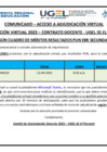 Vista preliminar de documento Adjudicación Virtual - Comunicado Contrato Docente 2023  UGEL 01 EP - PUN