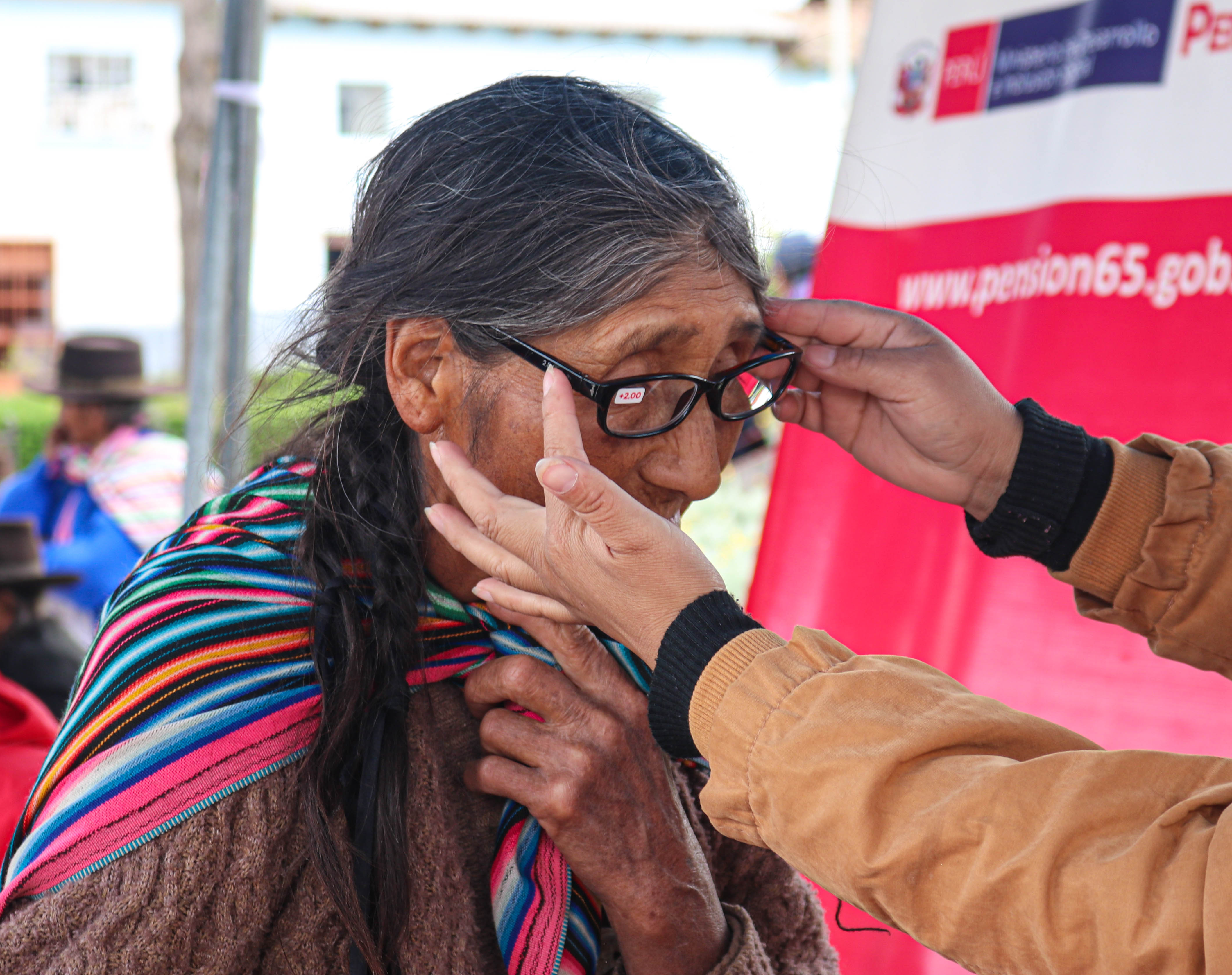 La Municipalidad Distrital de Huamanguilla en articulación con Pensión 65, realizó campaña visual y entrega de lentes a los beneficiarios  d