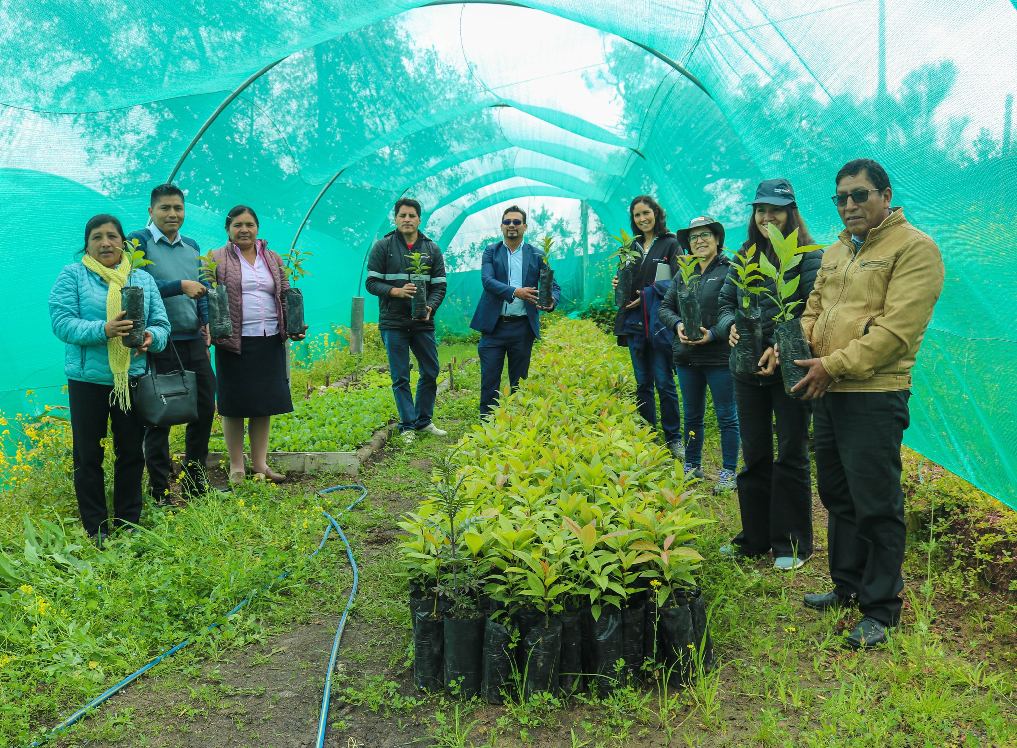 Visita de la Oficina de Soporte de Alemania – WORLD VISION al Distrito de Huamanguilla.