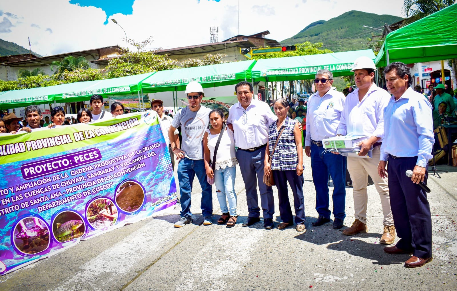 Municipalidad Provincial La Convención inicia 15 obras por más de 42 millones