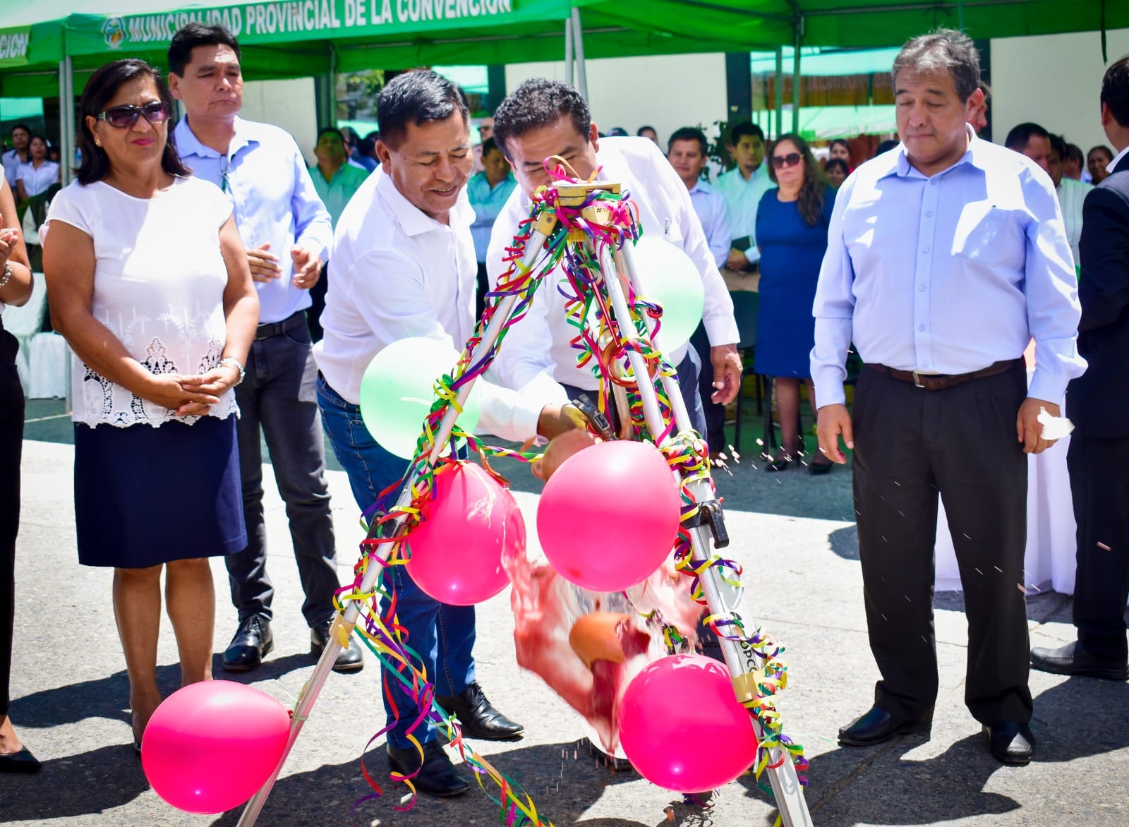Municipalidad Provincial La Convención inicia 15 obras por más de 42 millones