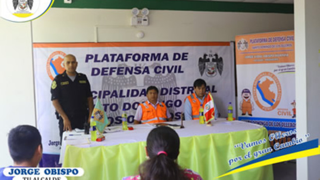 Se realizó la instalación y juramentación de la plataforma de defensa civil 
