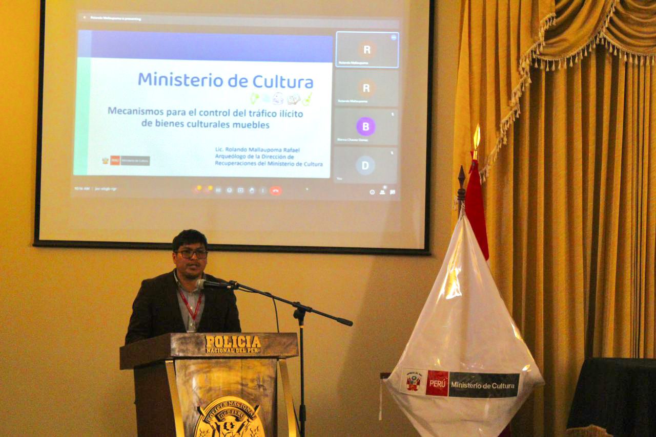 Arequipa: Ministerio de Cultura realizó capacitación sobre tráfico ilícito de bienes a los efectivos de la Policía Nacional de la región